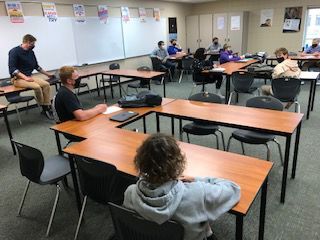 TCU high school classroom